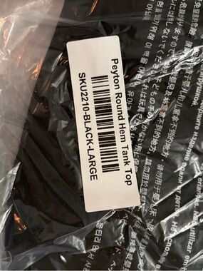 Zenana Outfitters Black Tank Top with Branded Tag